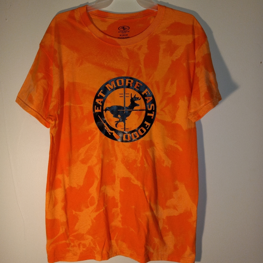 Orange Medium Tie Dye Deer Shirt